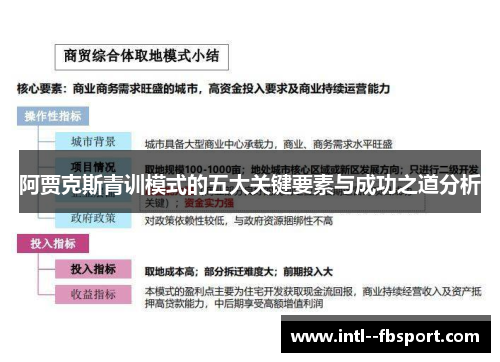 阿贾克斯青训模式的五大关键要素与成功之道分析